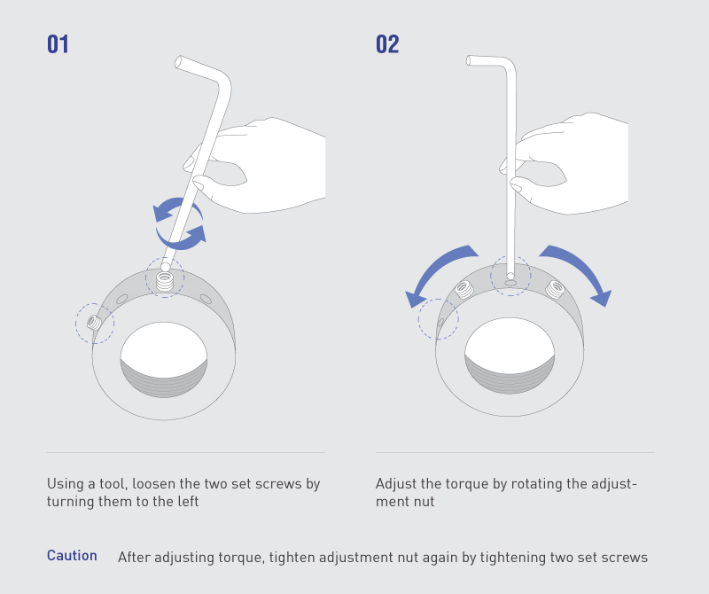 How to adjust torque