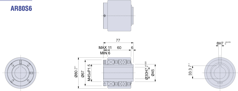 AR80S6 製品図面