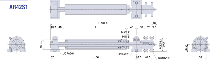 AR42S1 Product drawing