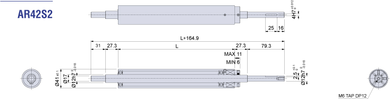 AR42S2 Product drawing