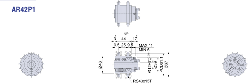 AR42P1 제품 도면