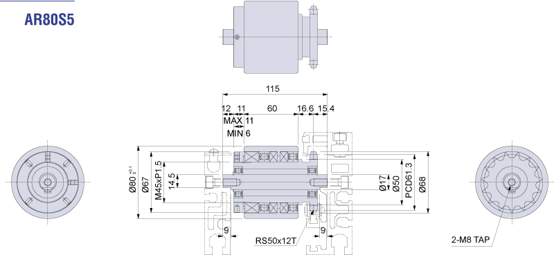 AR80S5 製品図面