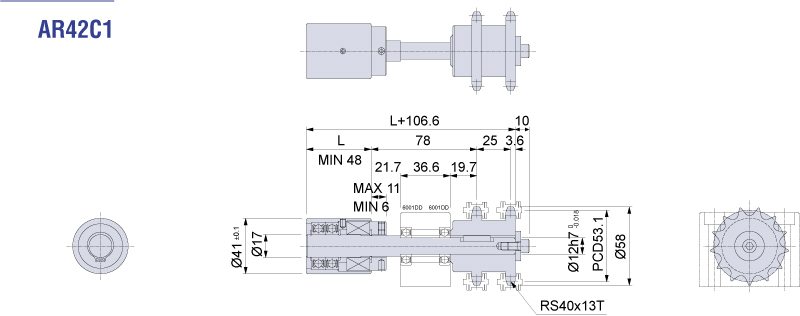 AR42C1 Product drawing