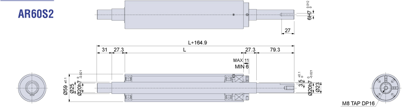 AR60S2 Product drawing